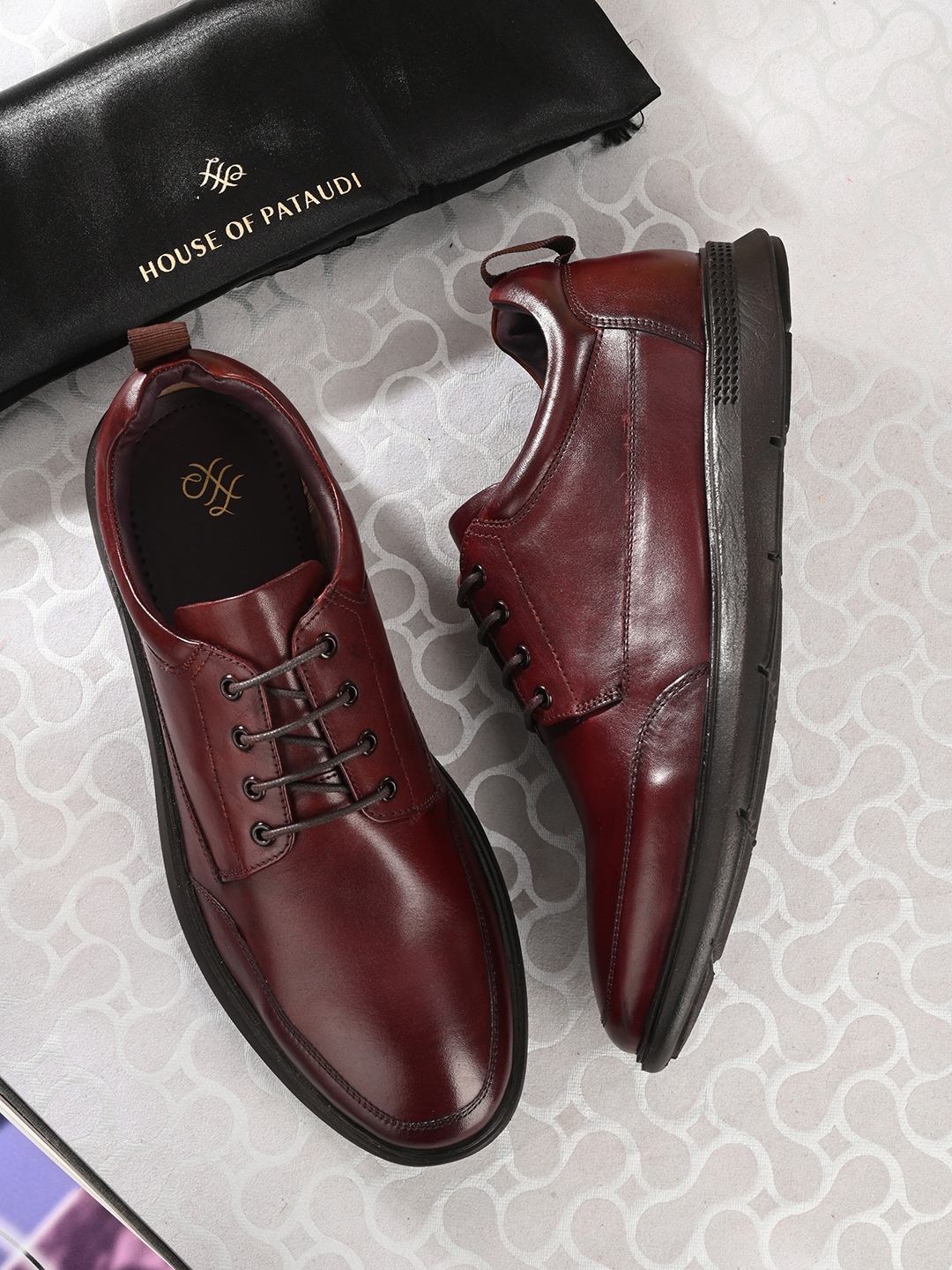 Mens all 2025 leather house shoes