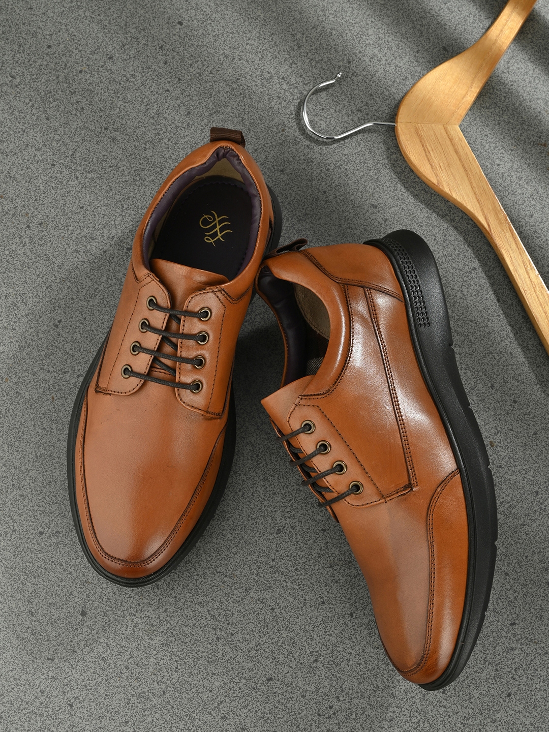 Buy House Of Pataudi Men Leather Formal Derbys Shoes Formal