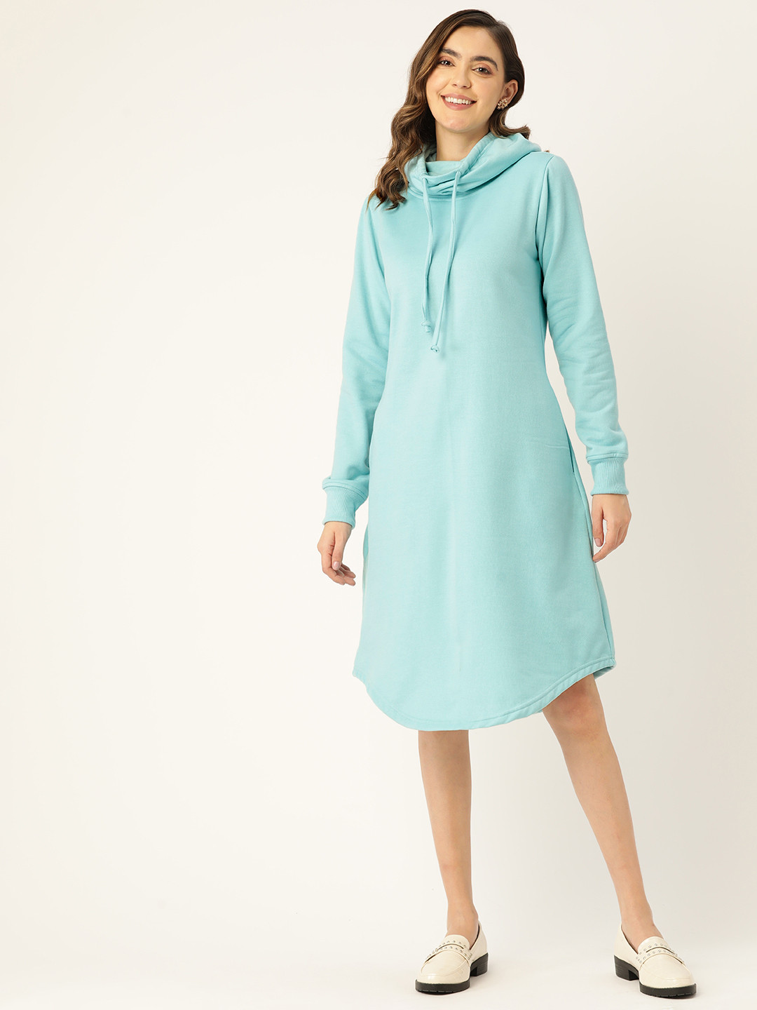 BRINNS Fleece Hooded A-Line Dress