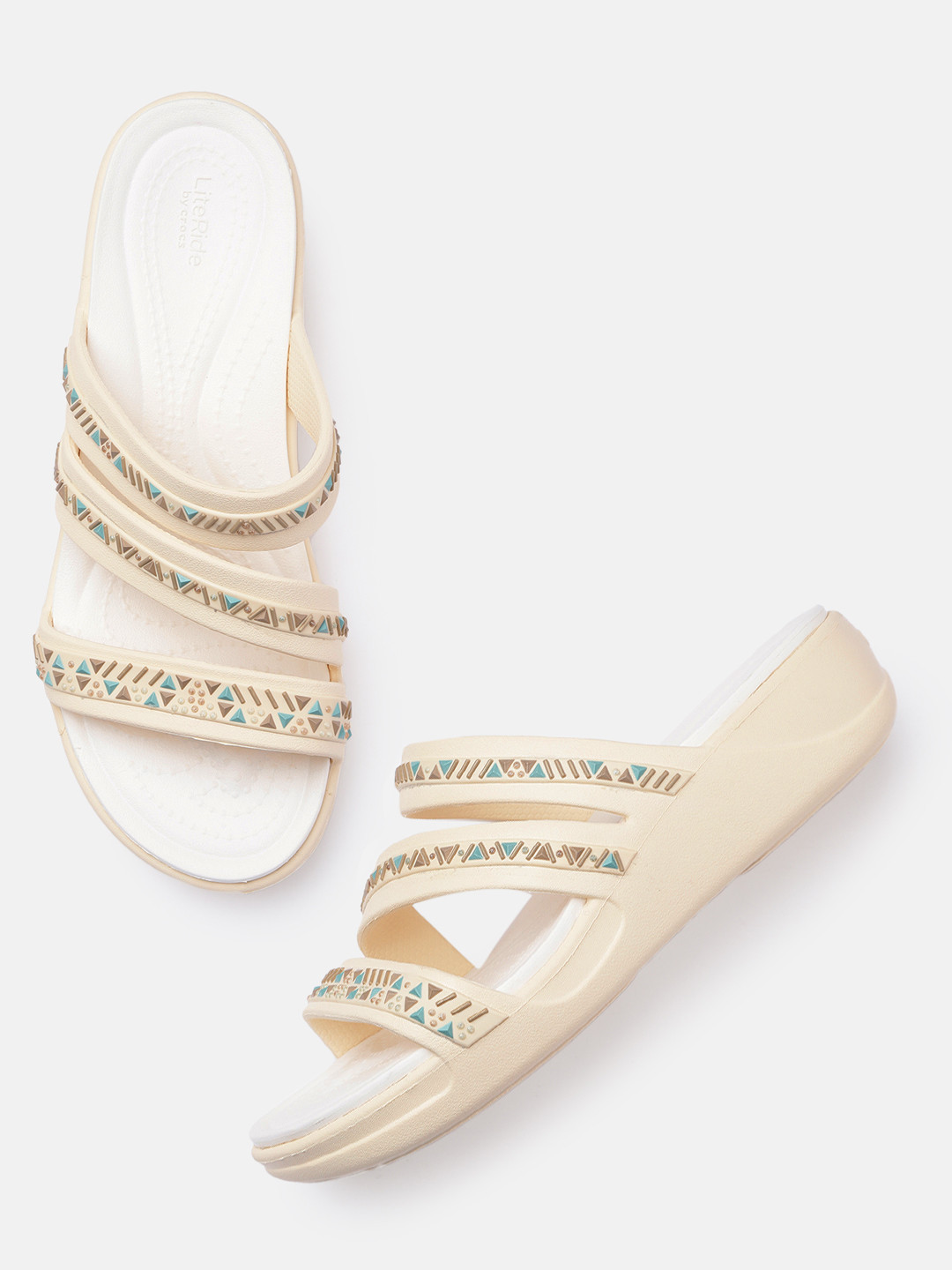 Crocs Women Embellished Open Toe Flats