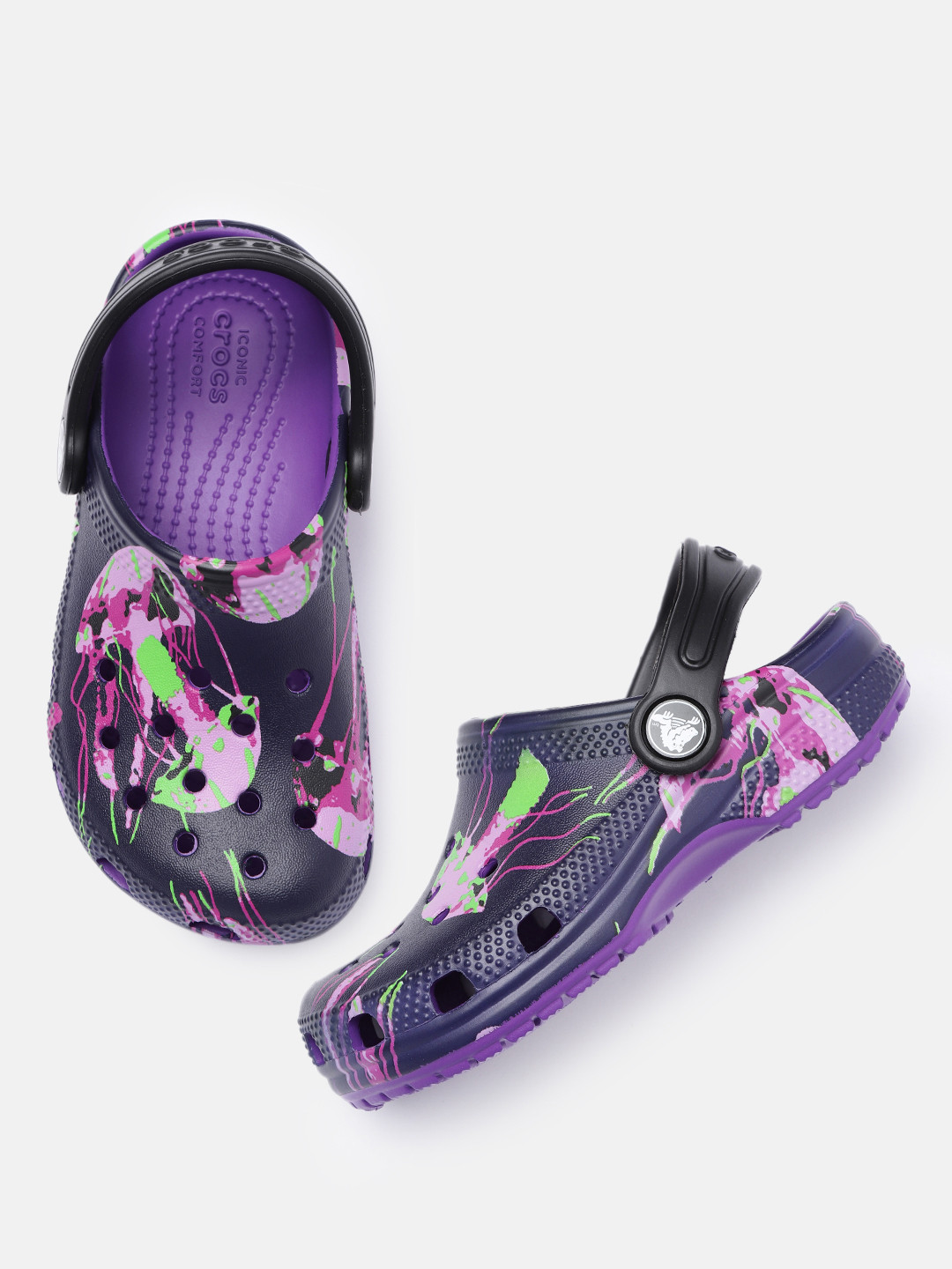 Crocs Kids Printed Croslite Clogs