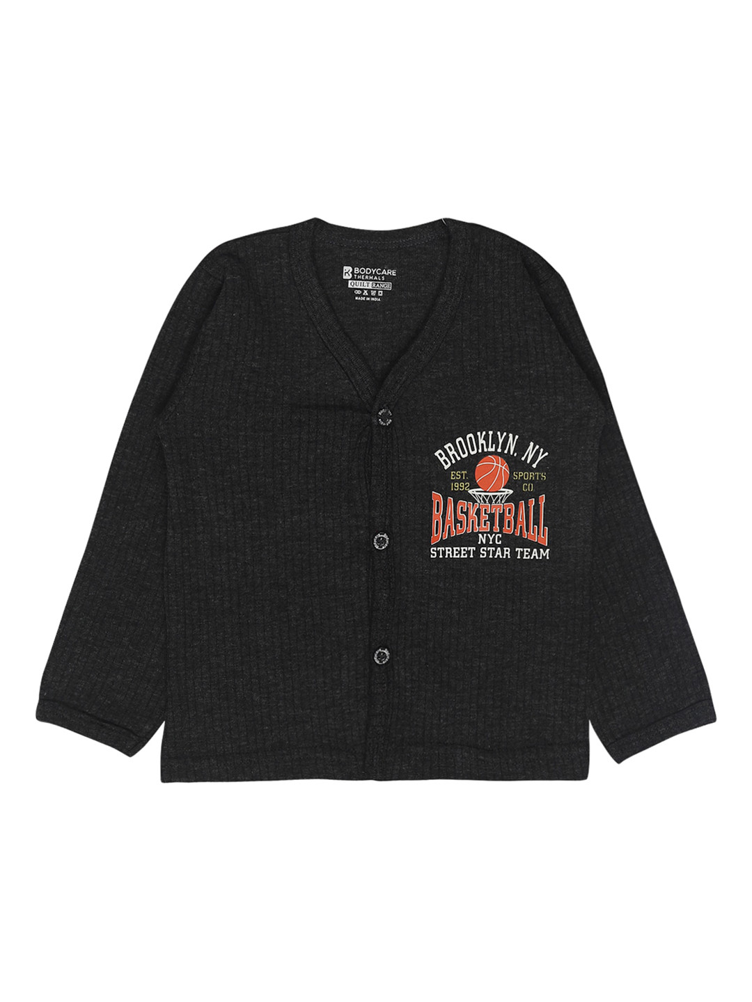 Bodycare Kids Boys Ribbed Cotton Thermal Top