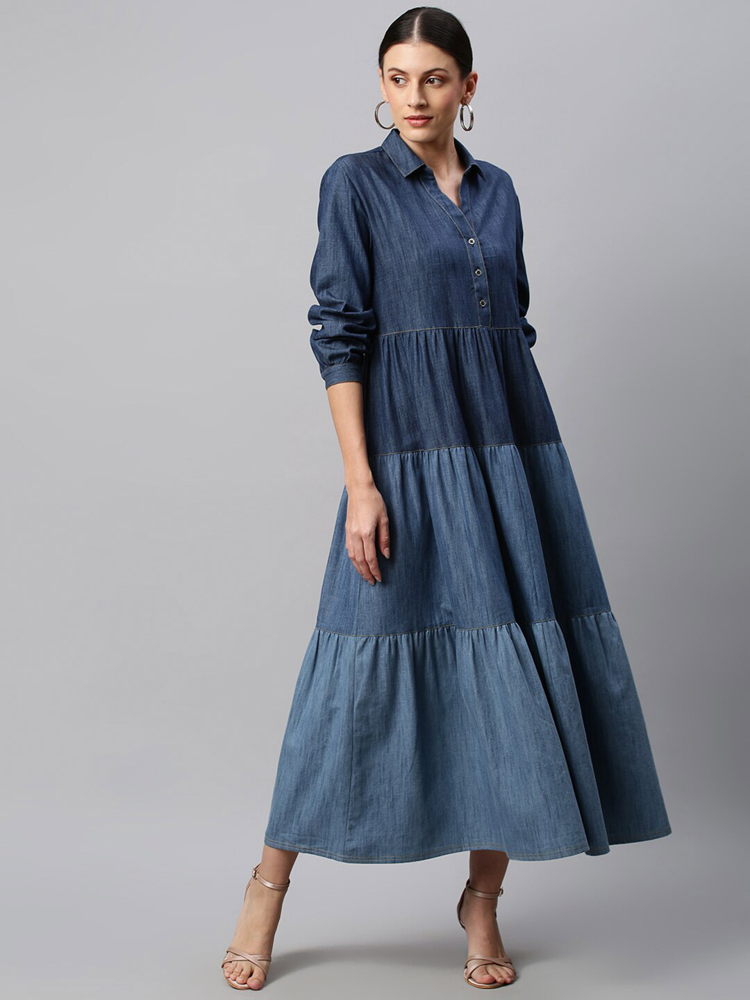 Chemistry Denim Maxi Maxi Dress