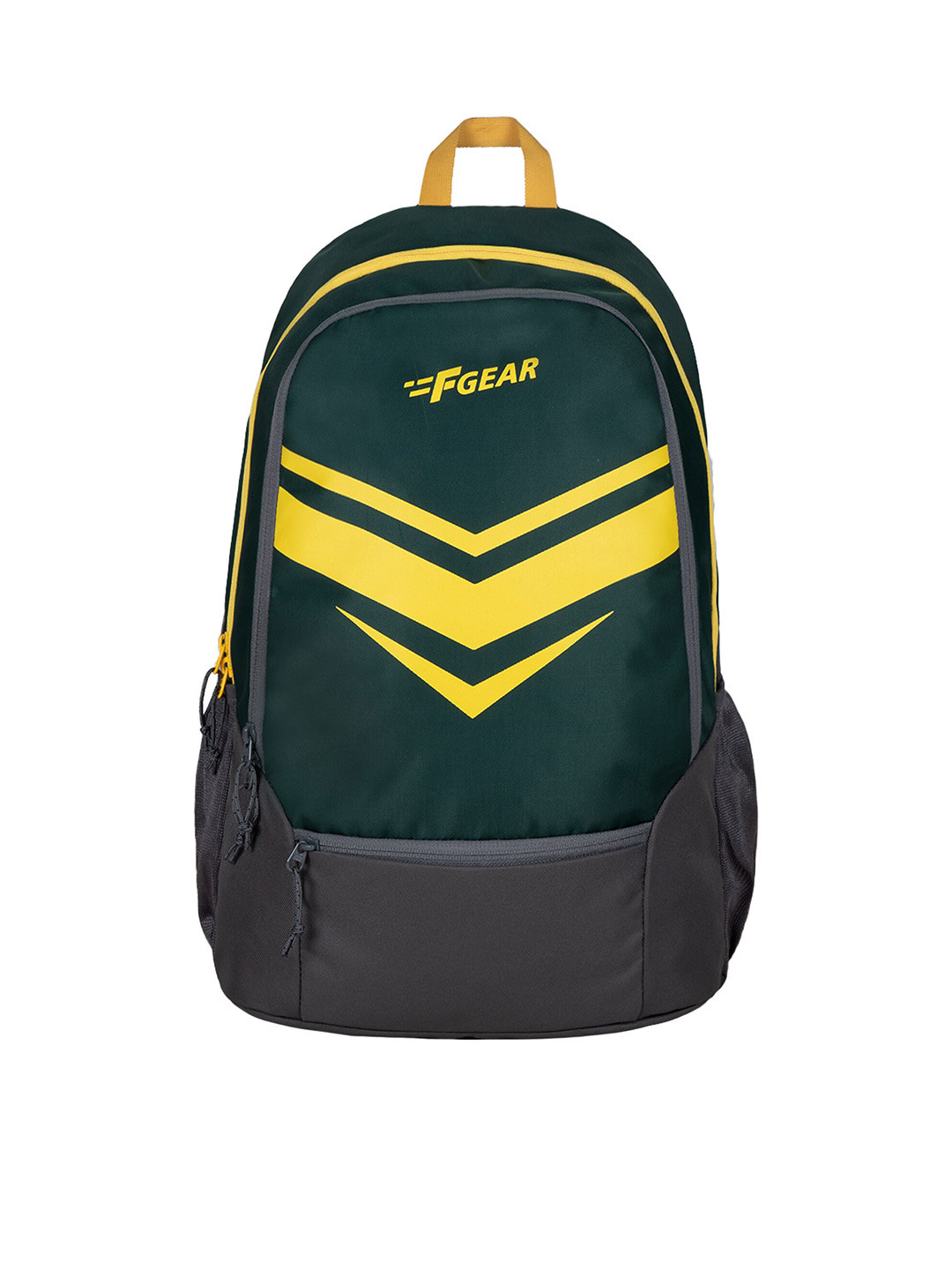 F Gear Unisex Striped Contrast Detail Backpack