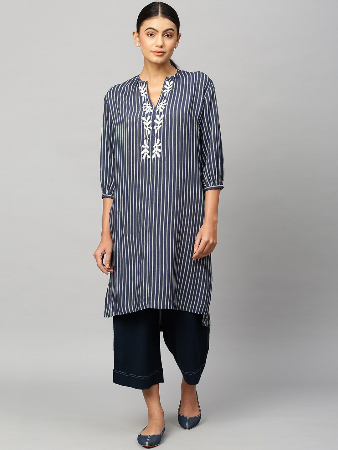 Modern Indian by CHEMISTRY Printed Kurta with Palazzos