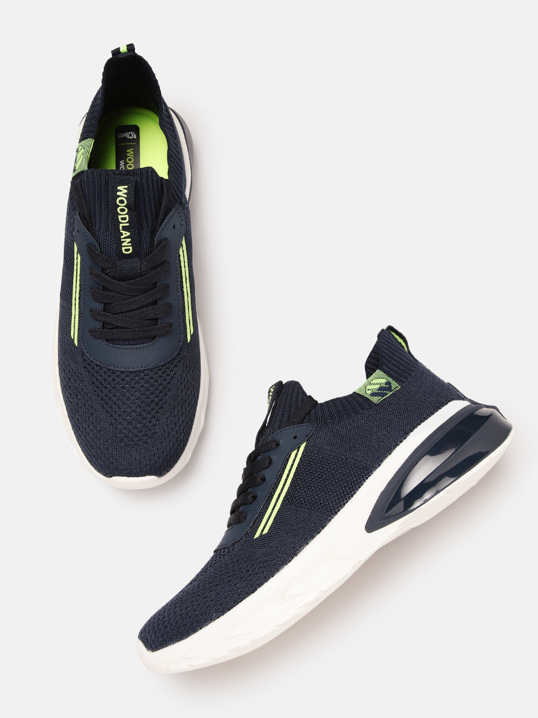 Woodland Men Woven Design Sneakers