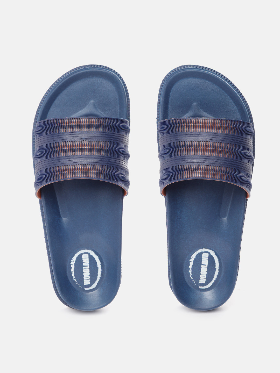 Woodland Men Self Design Sliders