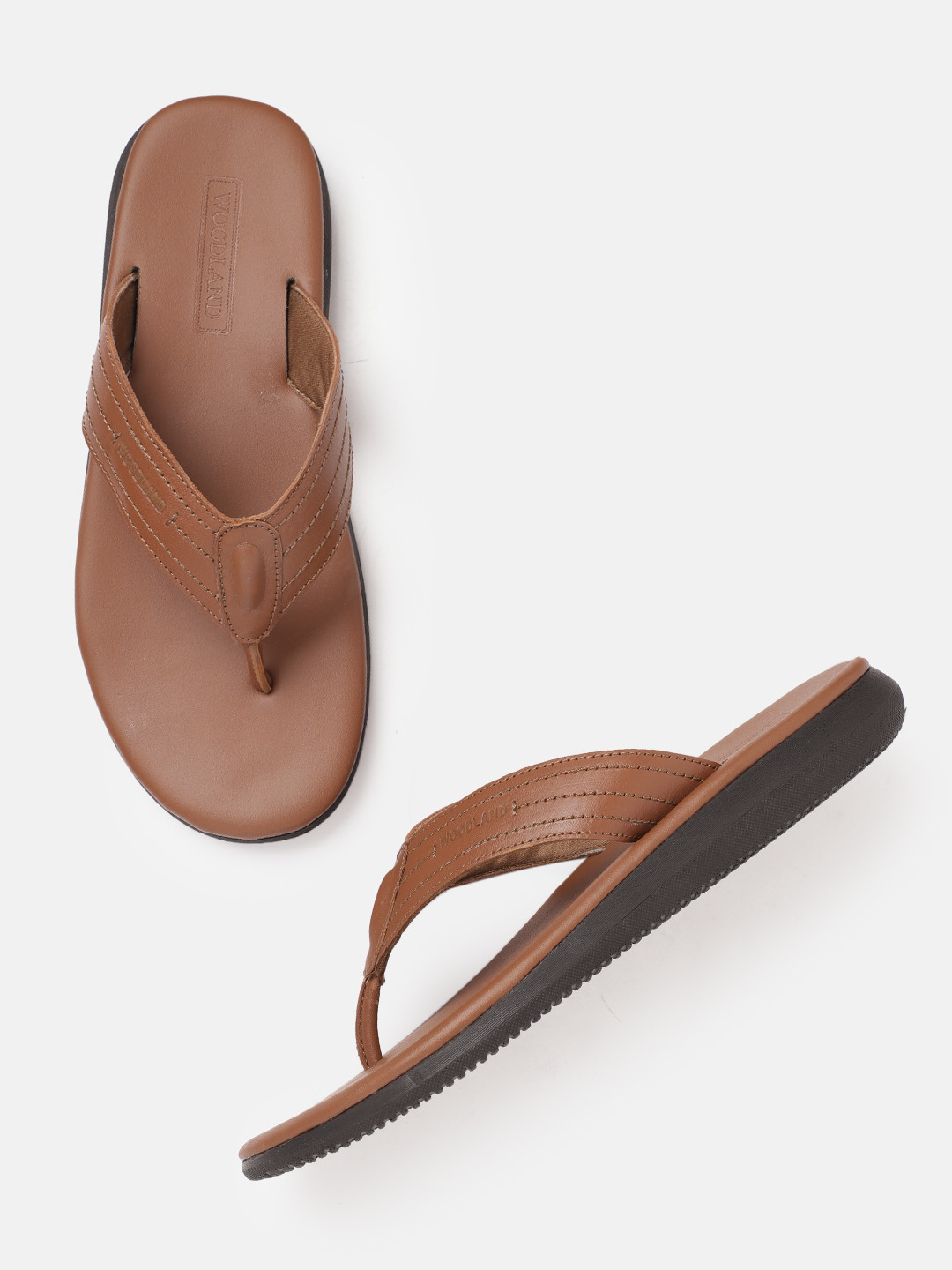 Woodland Men Leather Comfort Sandals