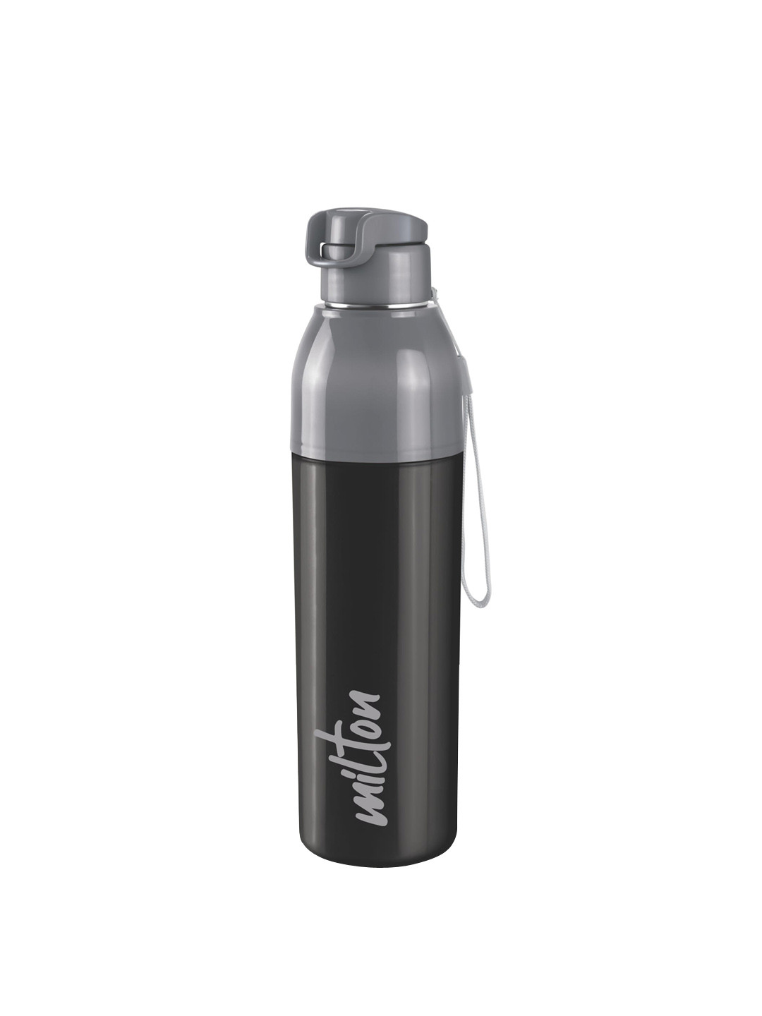 Milton Black Stainless Steel Spill Proof Water Bottle - 630ml