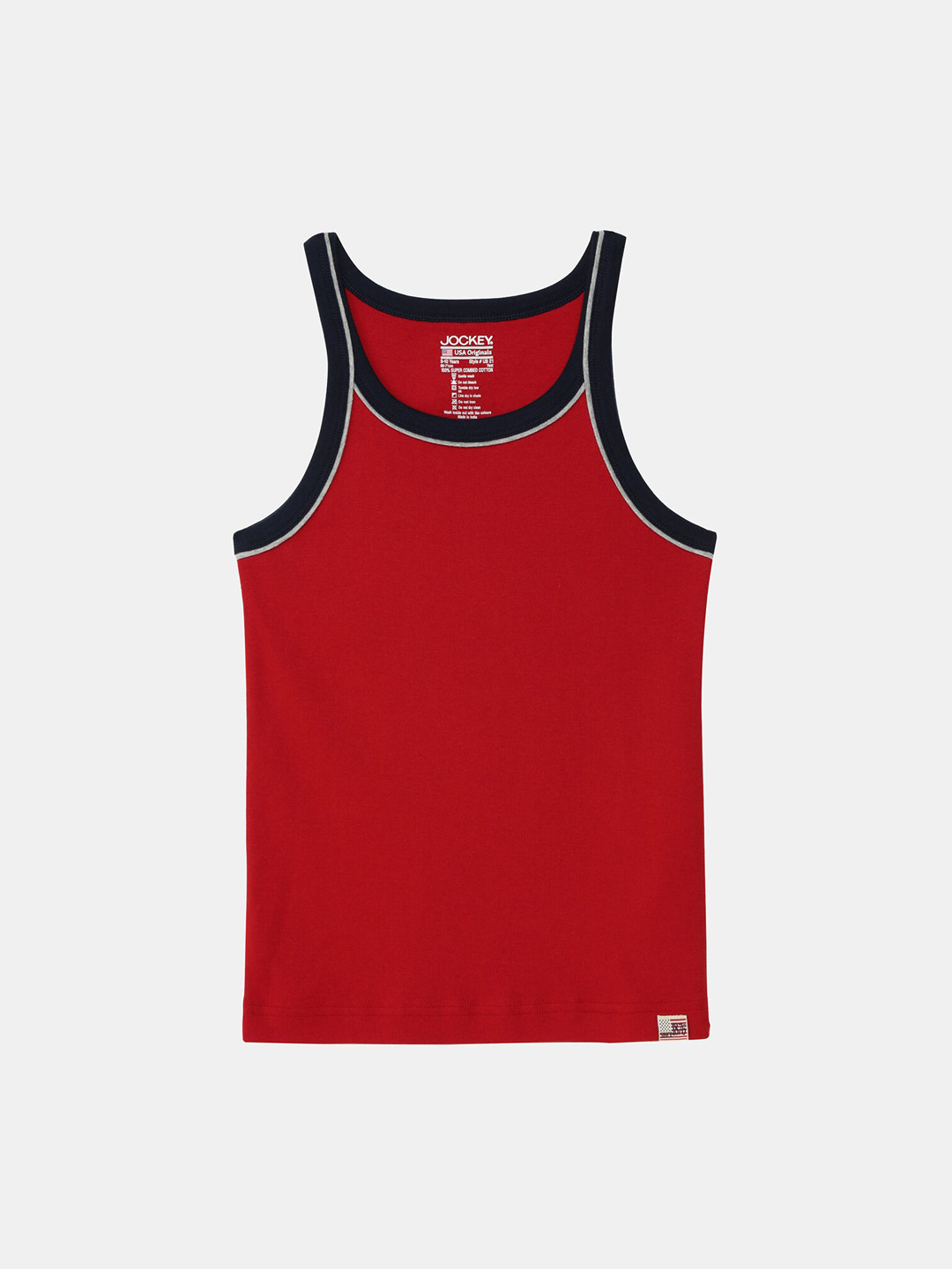 Jockey Boys Rib Fabric Round Neck Sleeveless Vest - UB21