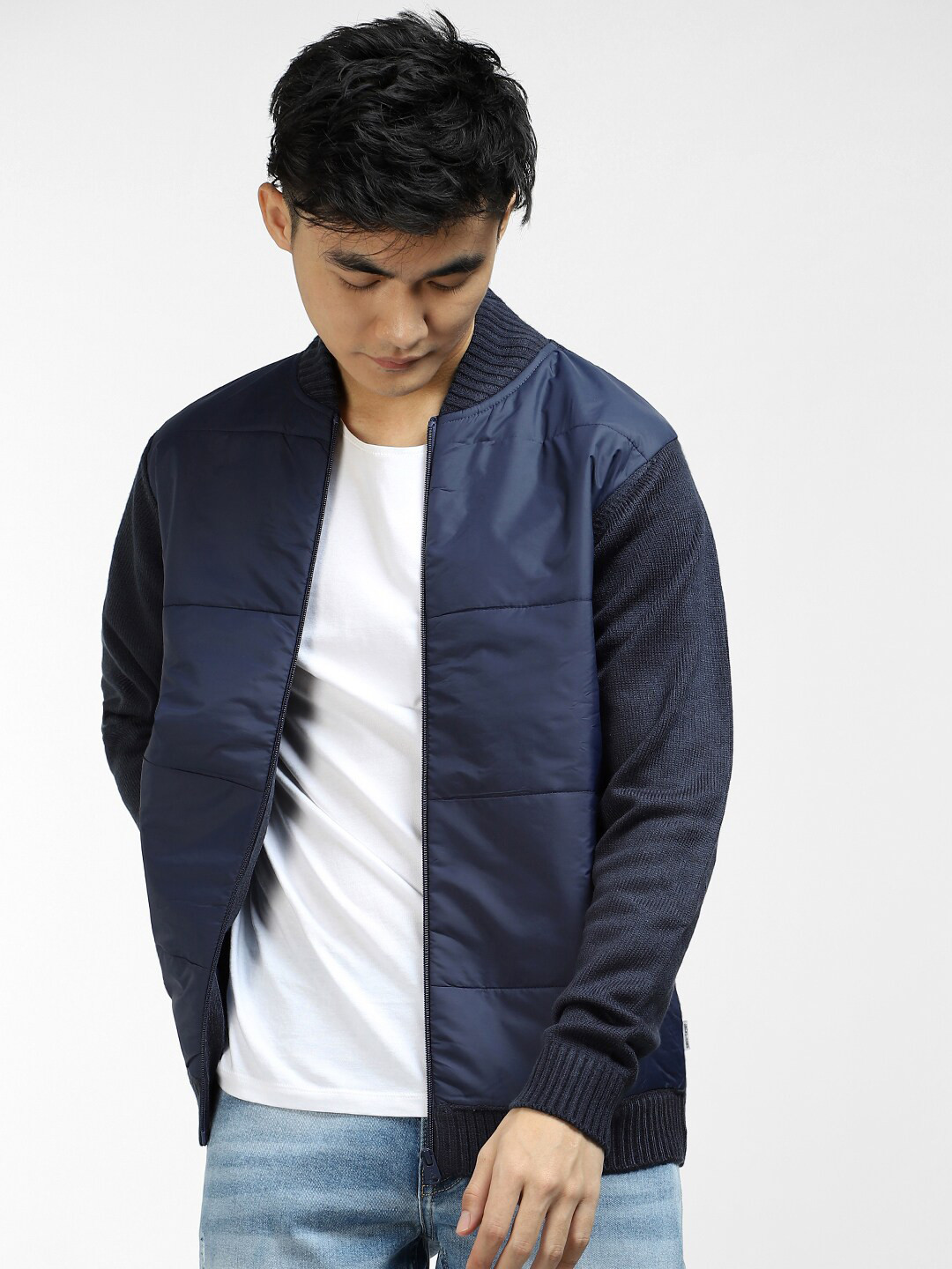 Jack & Jones Men Solid Bomber Jacket