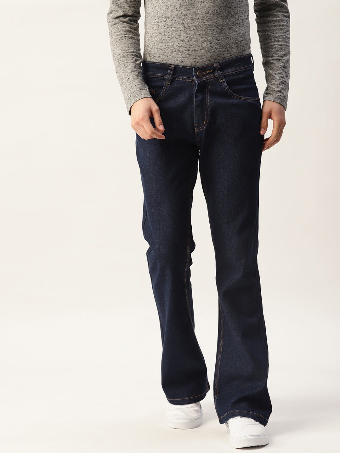 Buy PARIS HAMILTON Men Bootcut Bell Bottom Slim Fit Clean Look Stretchable  Jeans - Jeans for Men 21271338