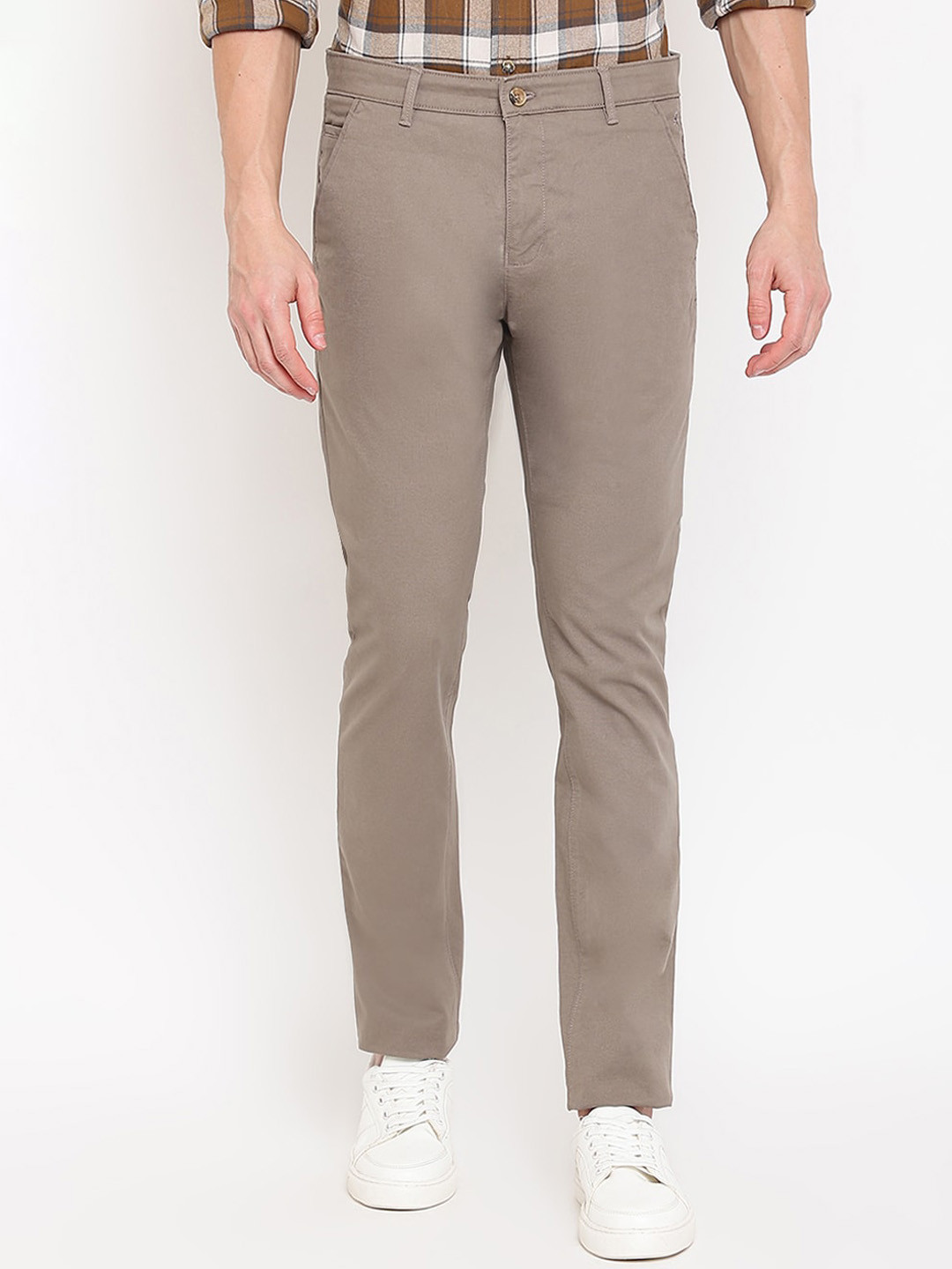 Cantabil Men Cotton Trousers