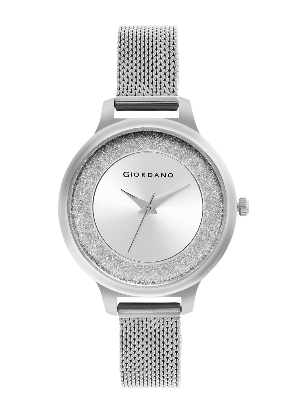 GIORDANO Embellished Dial & Bracelet Style Straps Analogue Watch GD4071-11