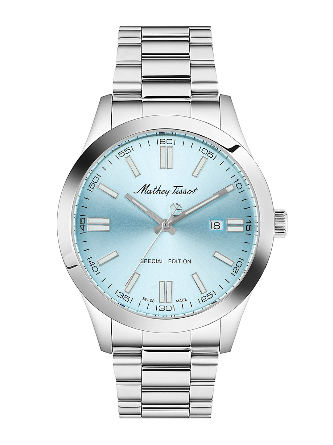 Mathey-Tissot Men Swiss Made Special Edition Analog Blue Dial Watch - H455SK