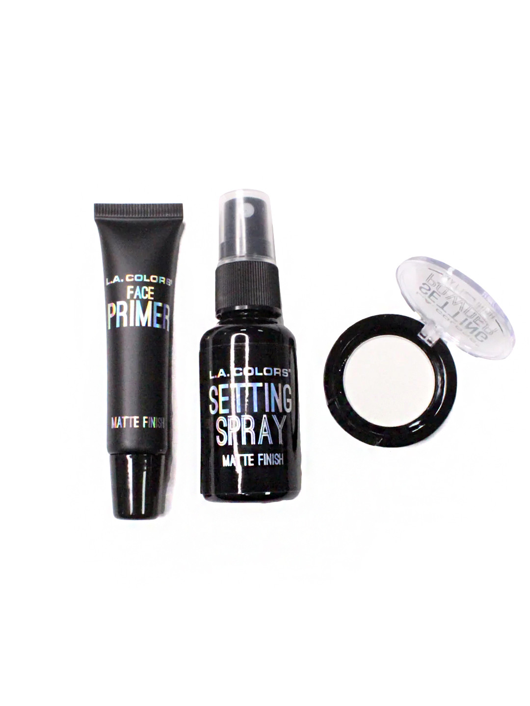 L.A colors 3 Pcs Prep & Set Face Makeup Gift Set