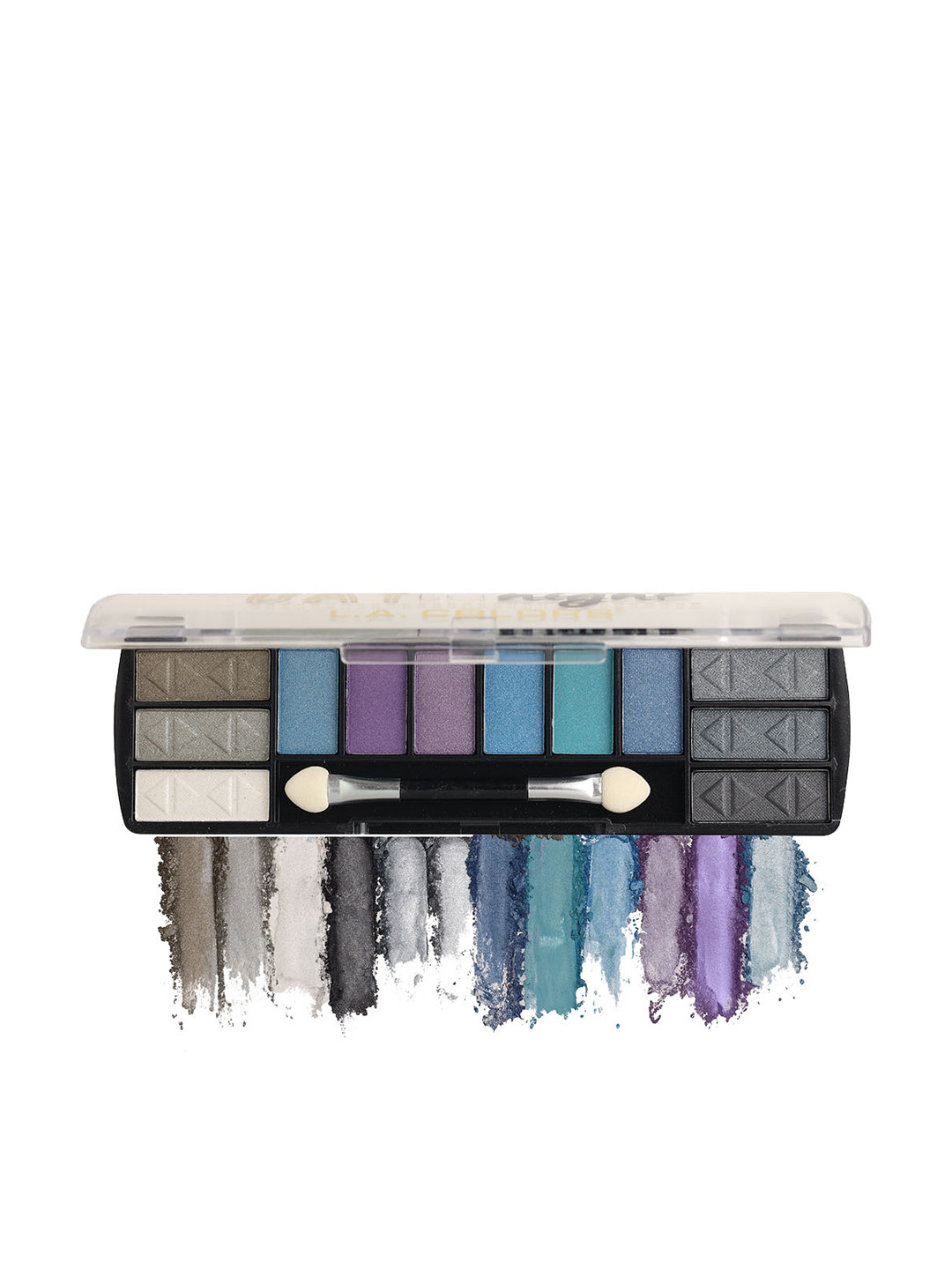 L.A colors Day To Night 12 Color Eyeshadow Palette 8g - Nightfall