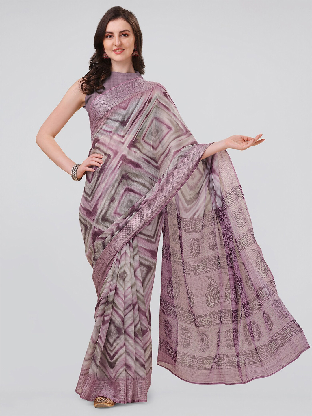 MIRCHI FASHION Block Print Saree