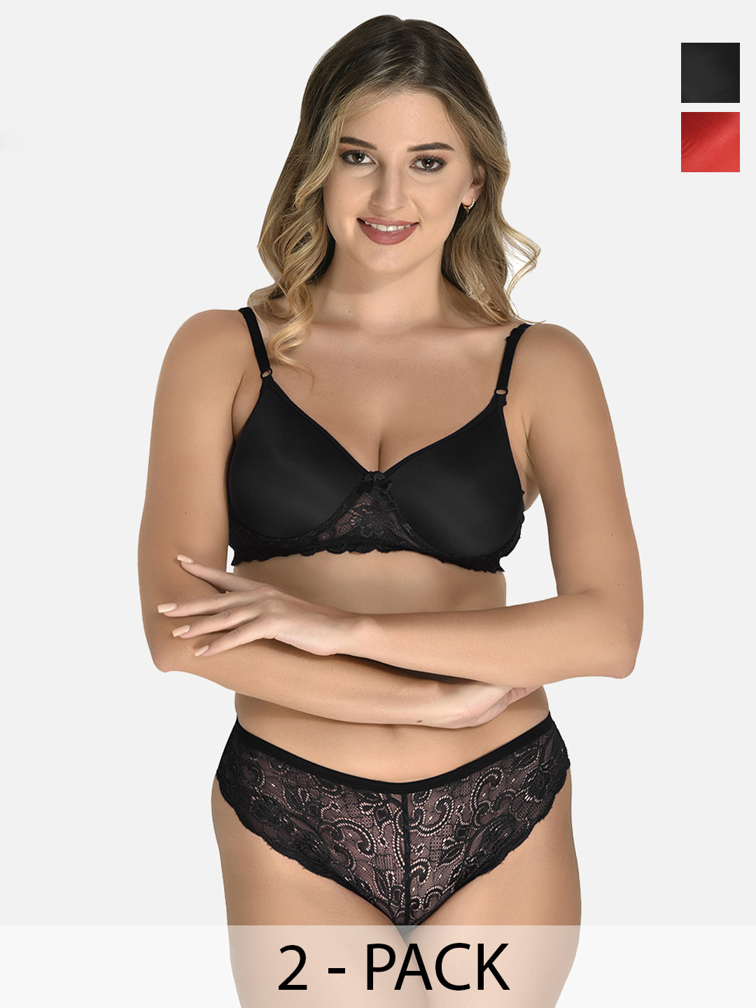 FIMS Pack Of 2 Lingerie Set Pack Of 2 Lingerie Set