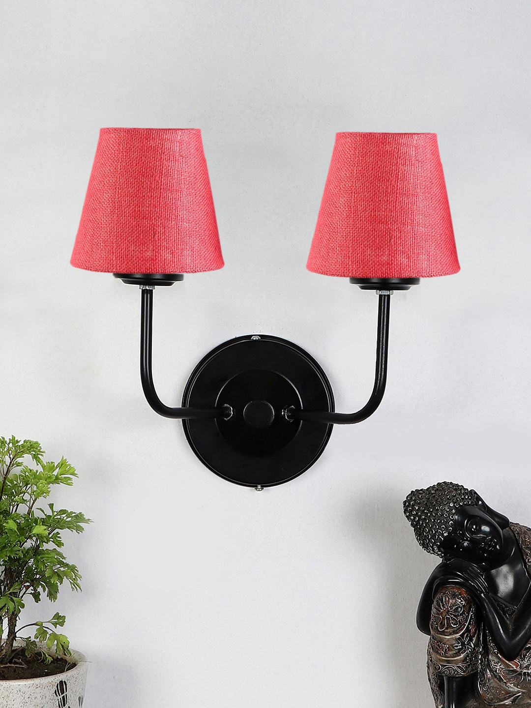 Devansh Pink Dual Wall Mounted Lamps