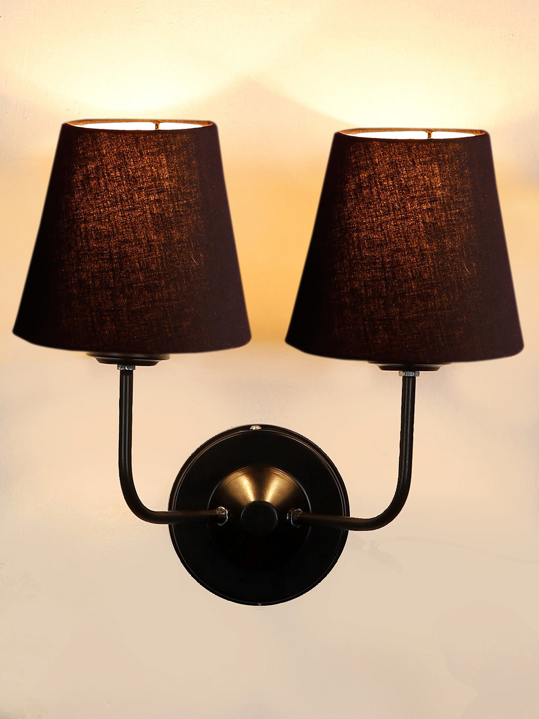 Devansh Black Dual Wall Lamps