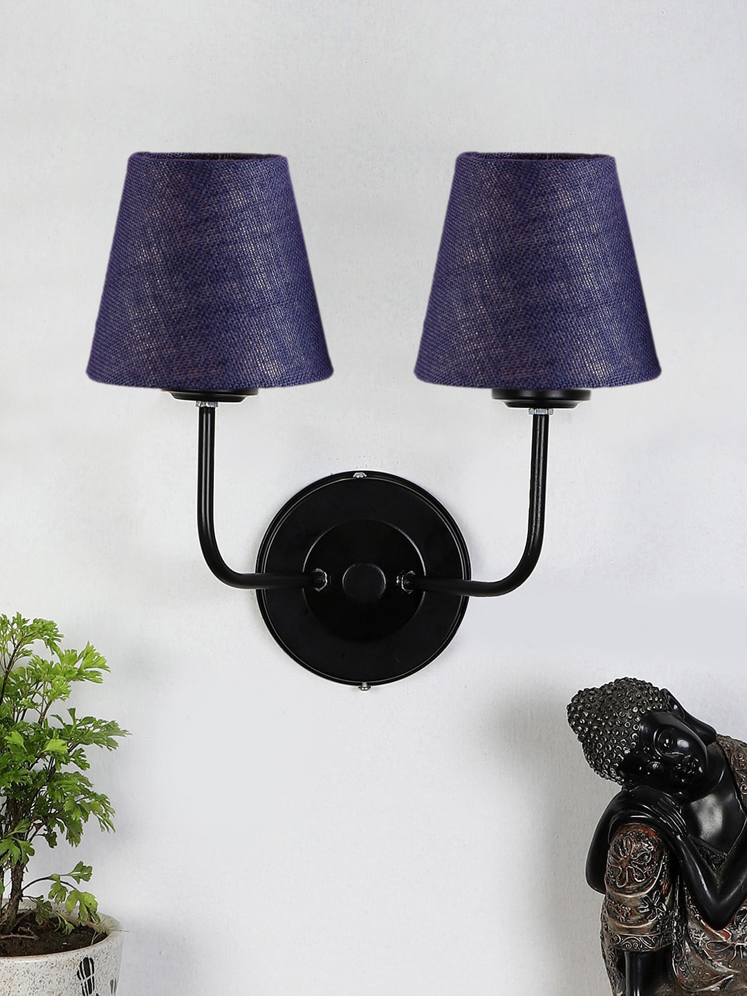 Devansh Blue Dual Wall Lamps