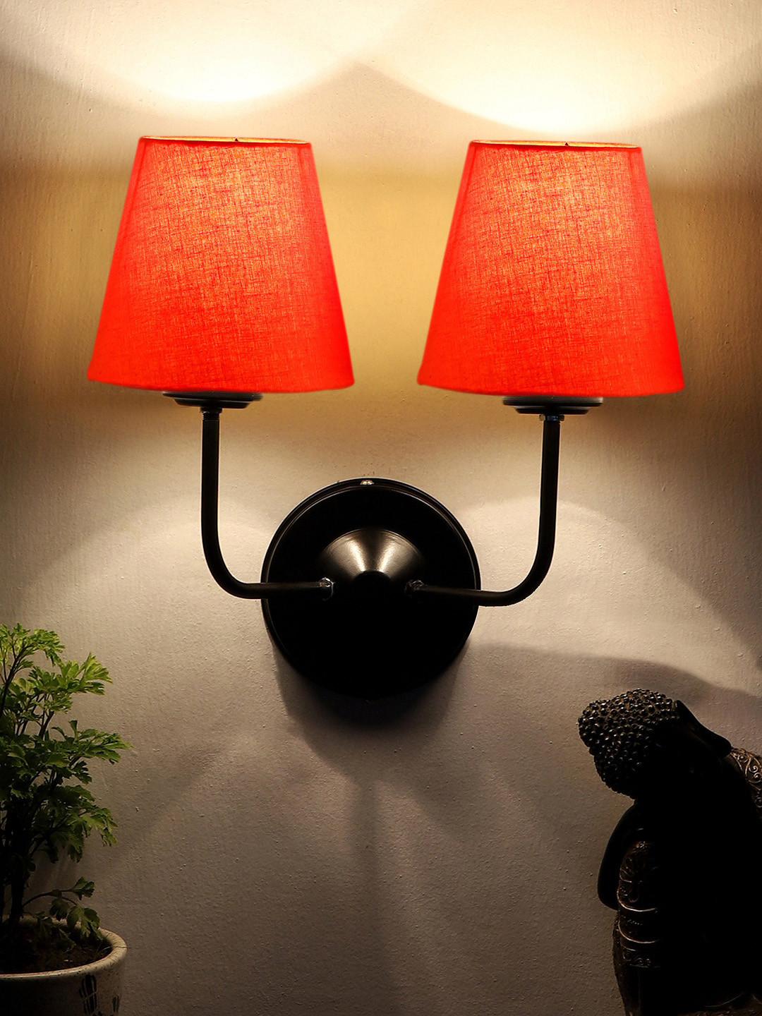 Devansh Orange Dual Wall Mounted Lamp