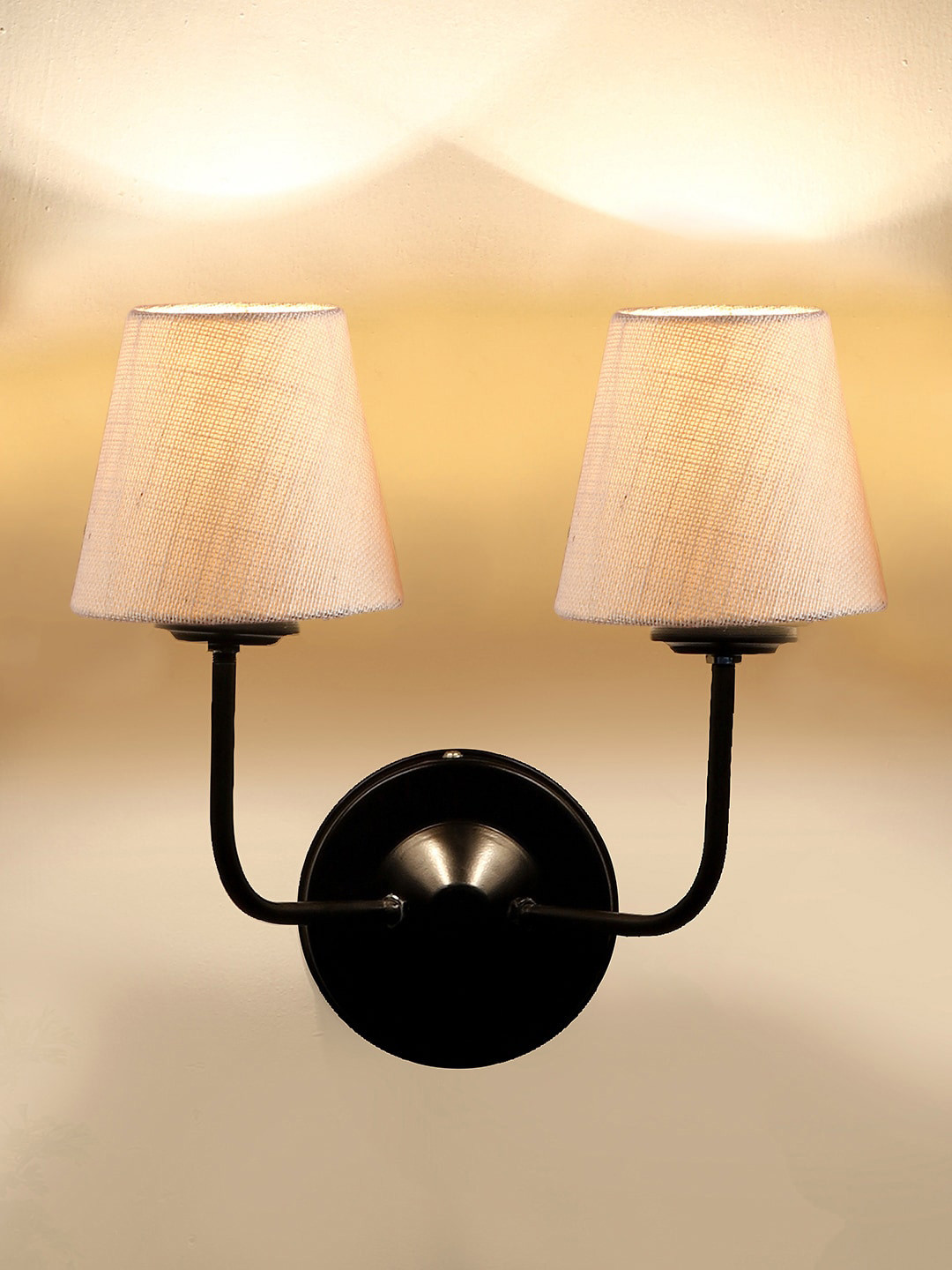 Devansh White Dual Wall Mounted Lamps