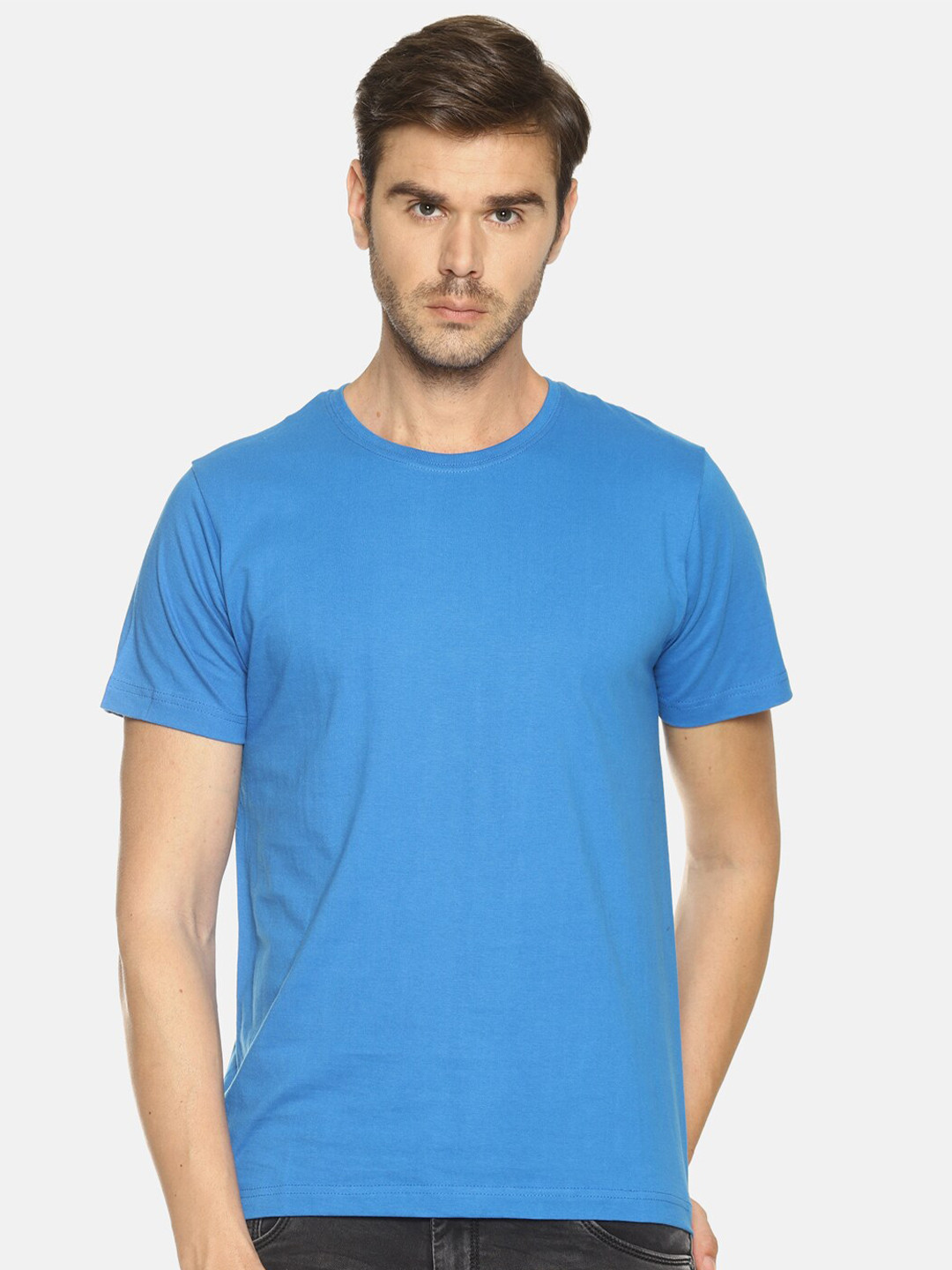 OBOW Men Pure Cotton Bio Finish T-shirt