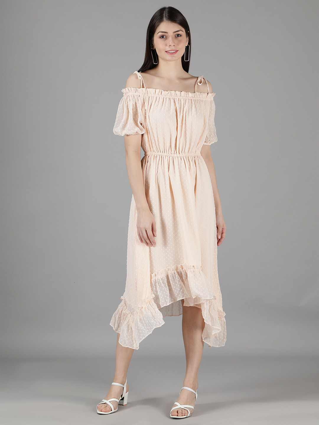 Amagyaa Chiffon Midi Dress