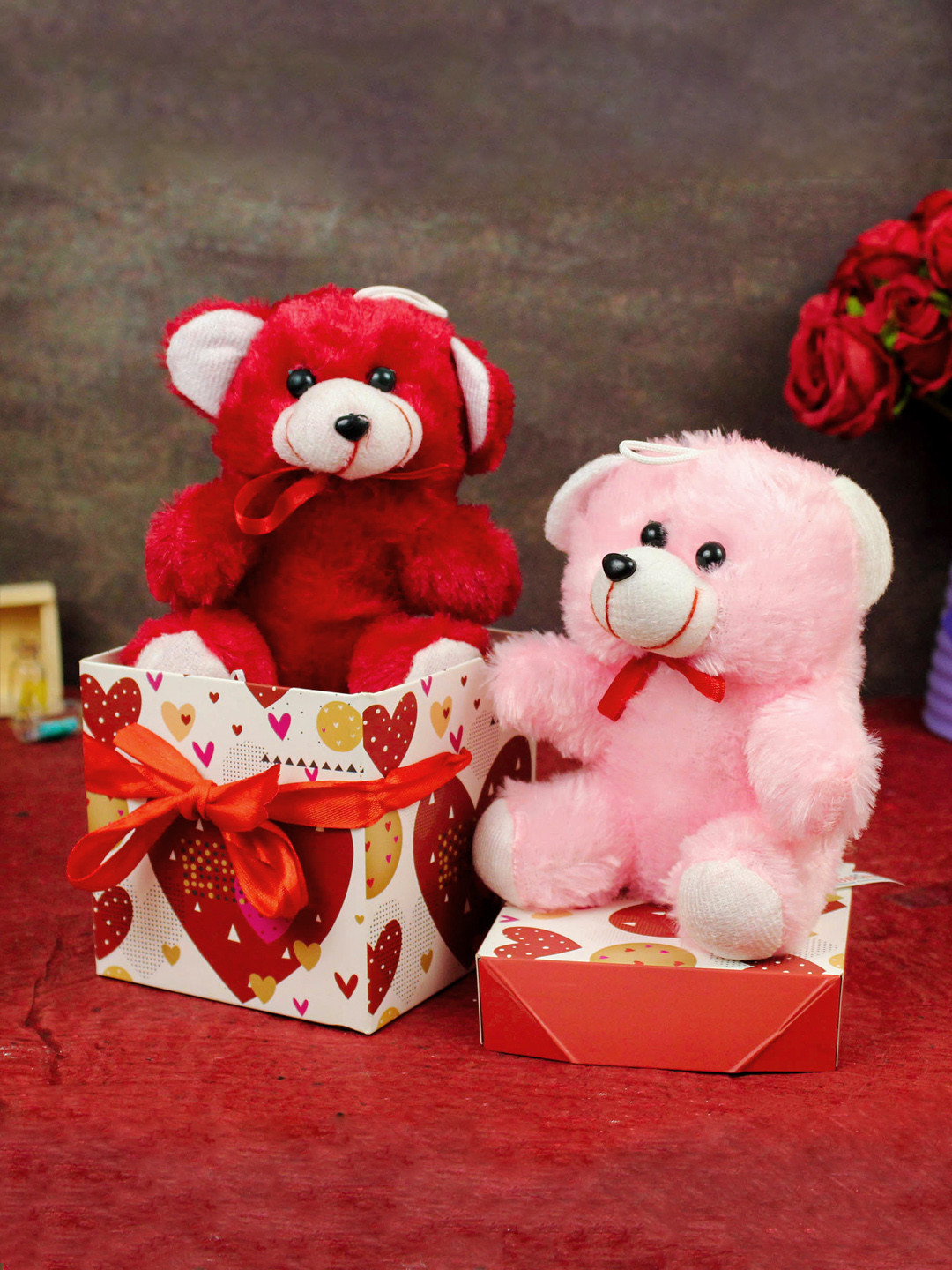 TIED RIBBONS White & Red Valentine Special Gift Pack