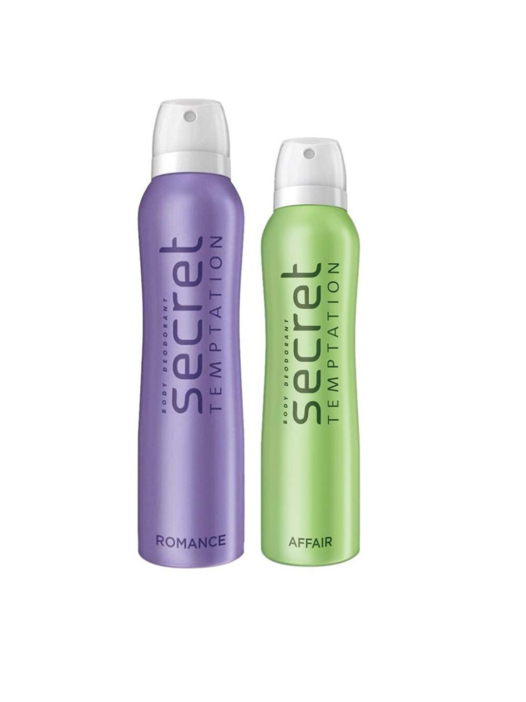 Secret Temptation Set of 2 Body Deodorant for Women - Romance 225 ml & Affair 160 ml