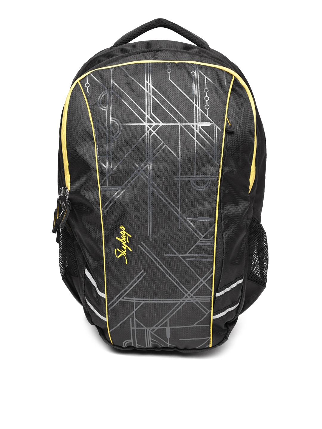 skybags black backpack