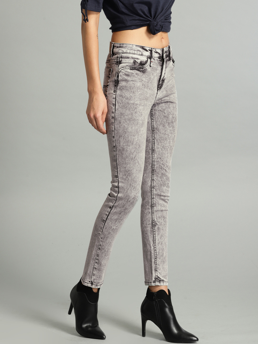 Acid Wash Jeans - Jeans for Women 