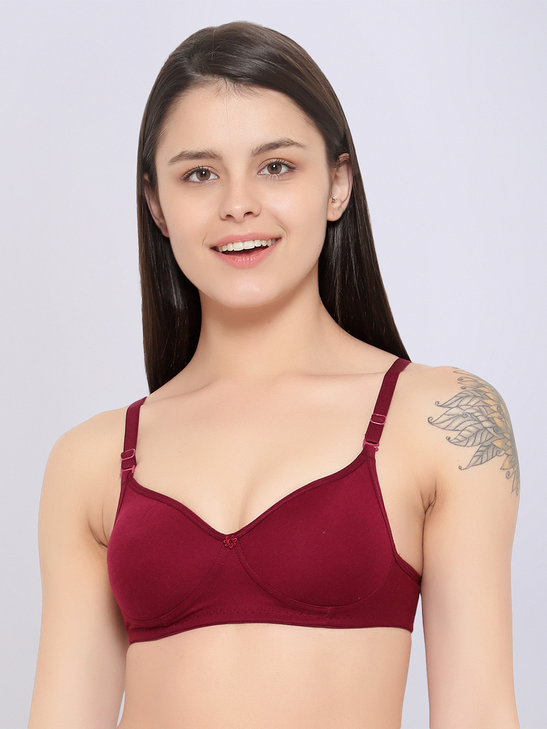 JJAAGG T Lightly Padded All Day Comfort Cotton Super Support Everyday Bra