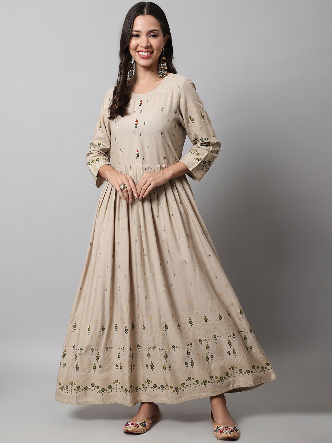 KALINI Grey Maxi Maxi Dress