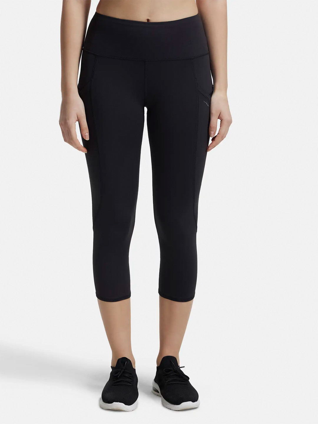 Jockey Tactel Microfiber Solid Slim Fit Capri with Convenient Side Pockets -MW13