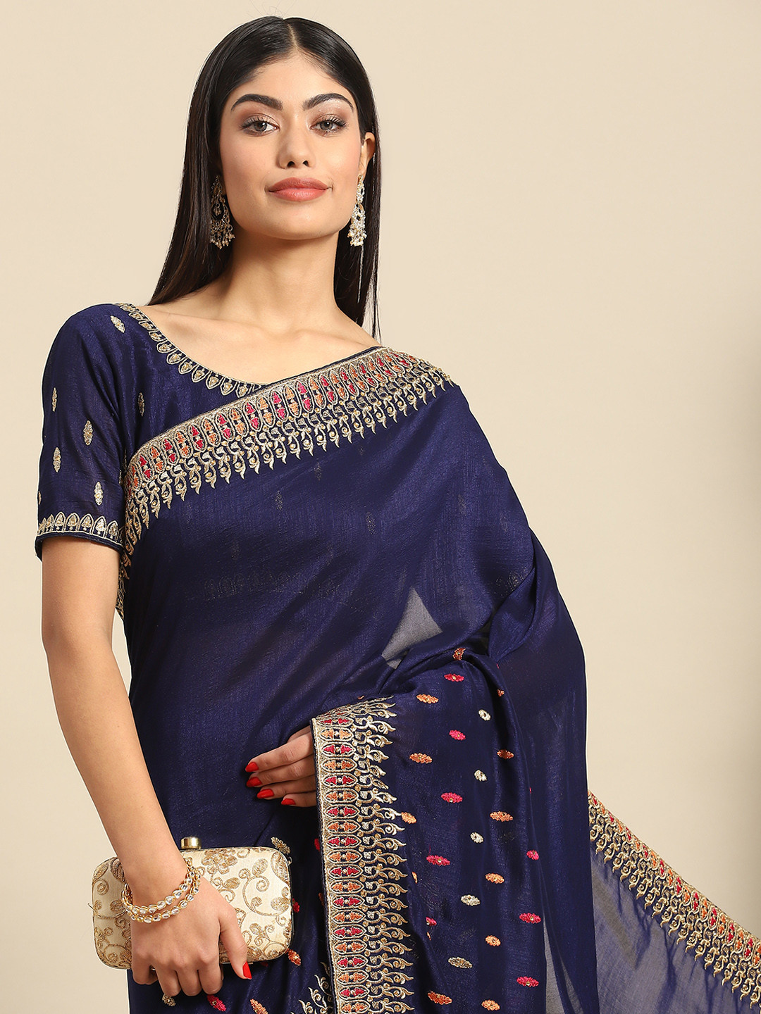 Anouk Woman Silk Blend Saree