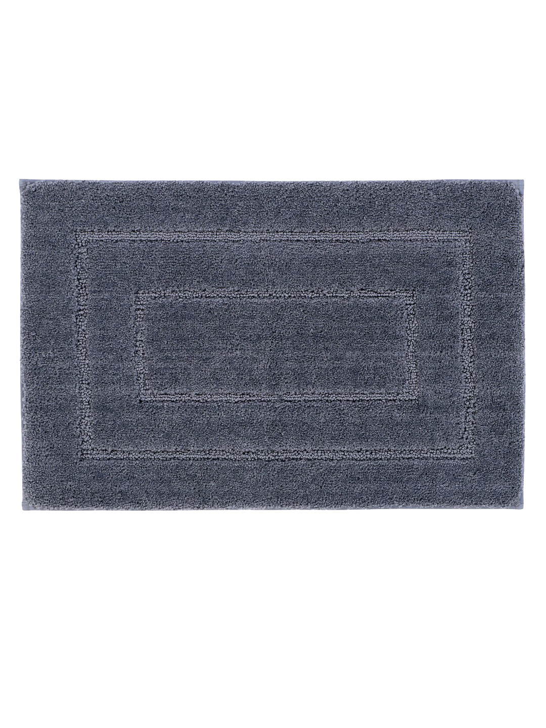 Pano Border Frame Charcoal Grey 1800 GSM Anti-Slip Bath Mat