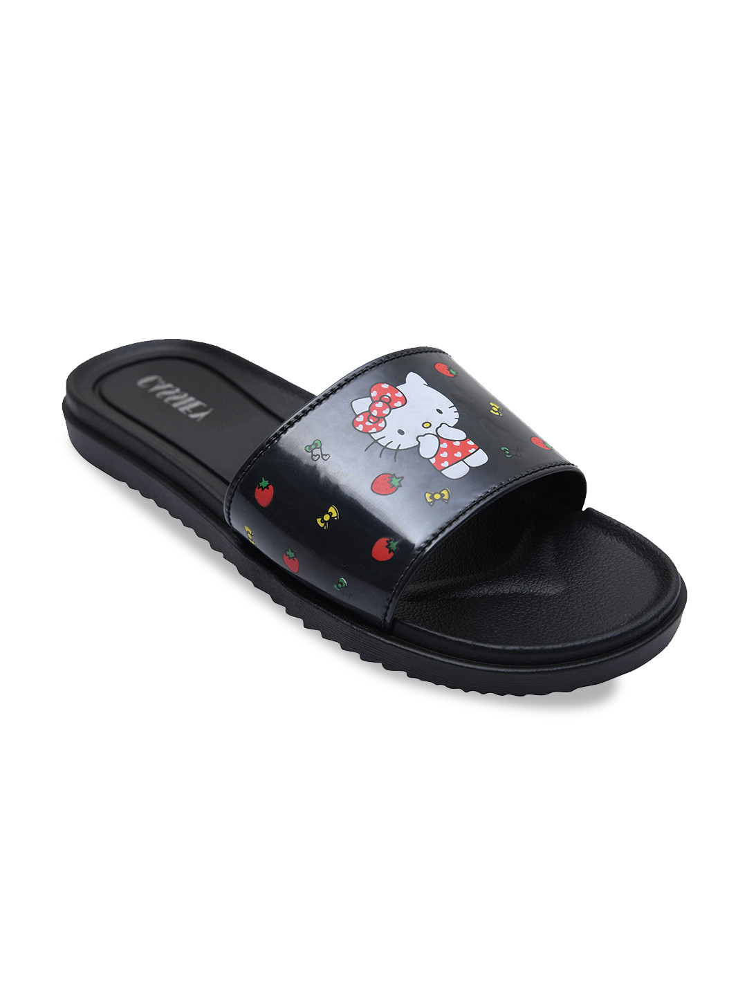 CASSIEY Women Printed Rubber Sliders