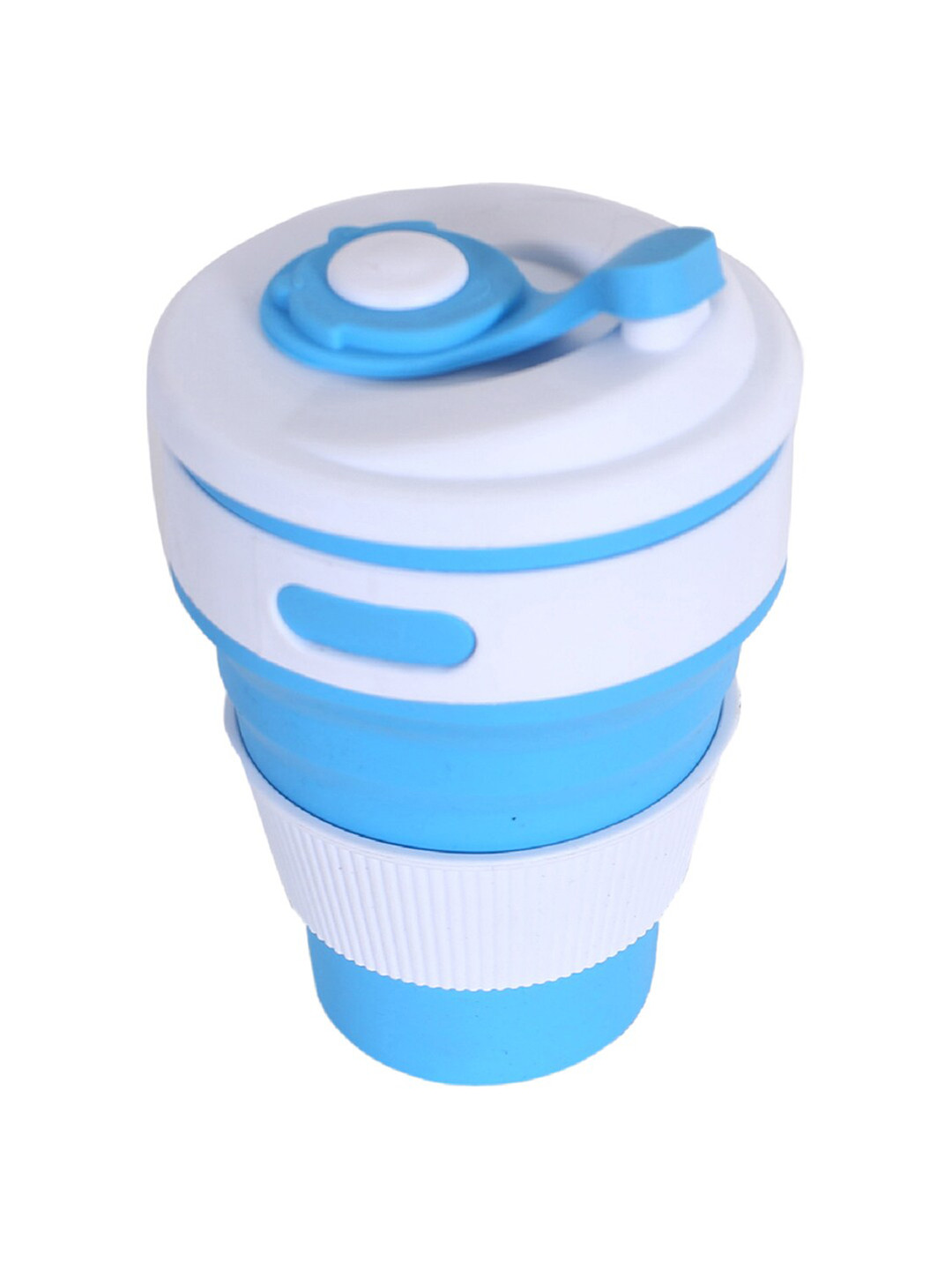 Kuber Industries Rakshabandhan Gift Blue Silicone Handmade Mug-350ml