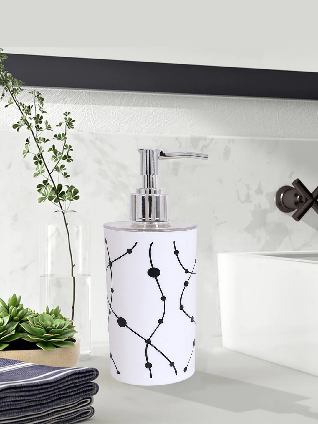 Kuber Industries Printed Shampoo Dispenser 300ML