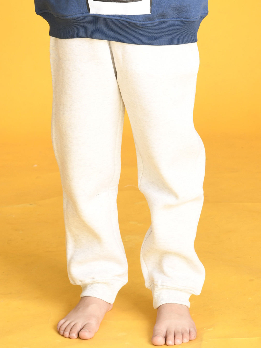 Anthrilo Boys Grey Relaxed High-Rise Easy Wash Trousers