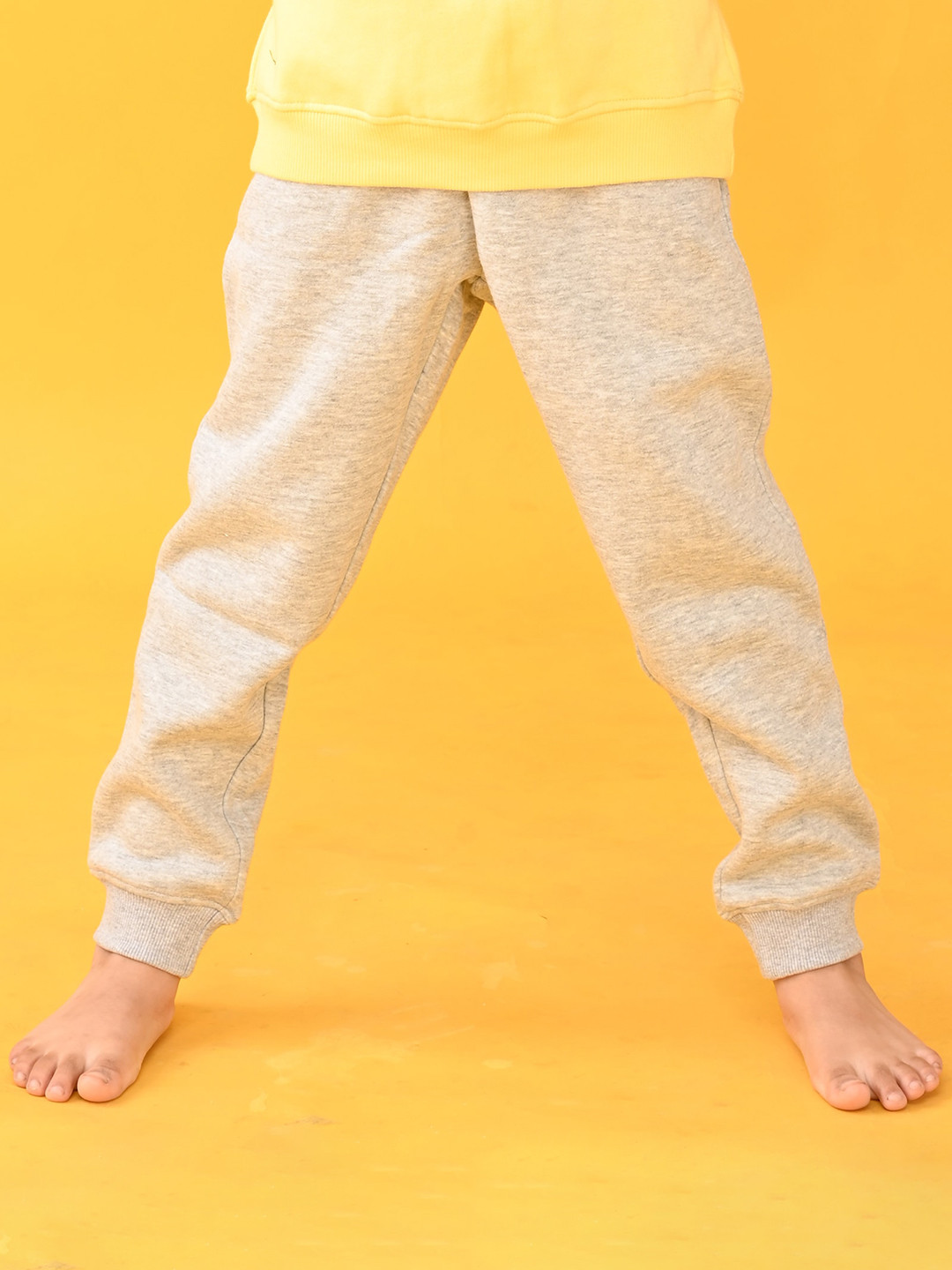 Anthrilo Boys Relaxed High-Rise Easy Wash Fleece Joggers