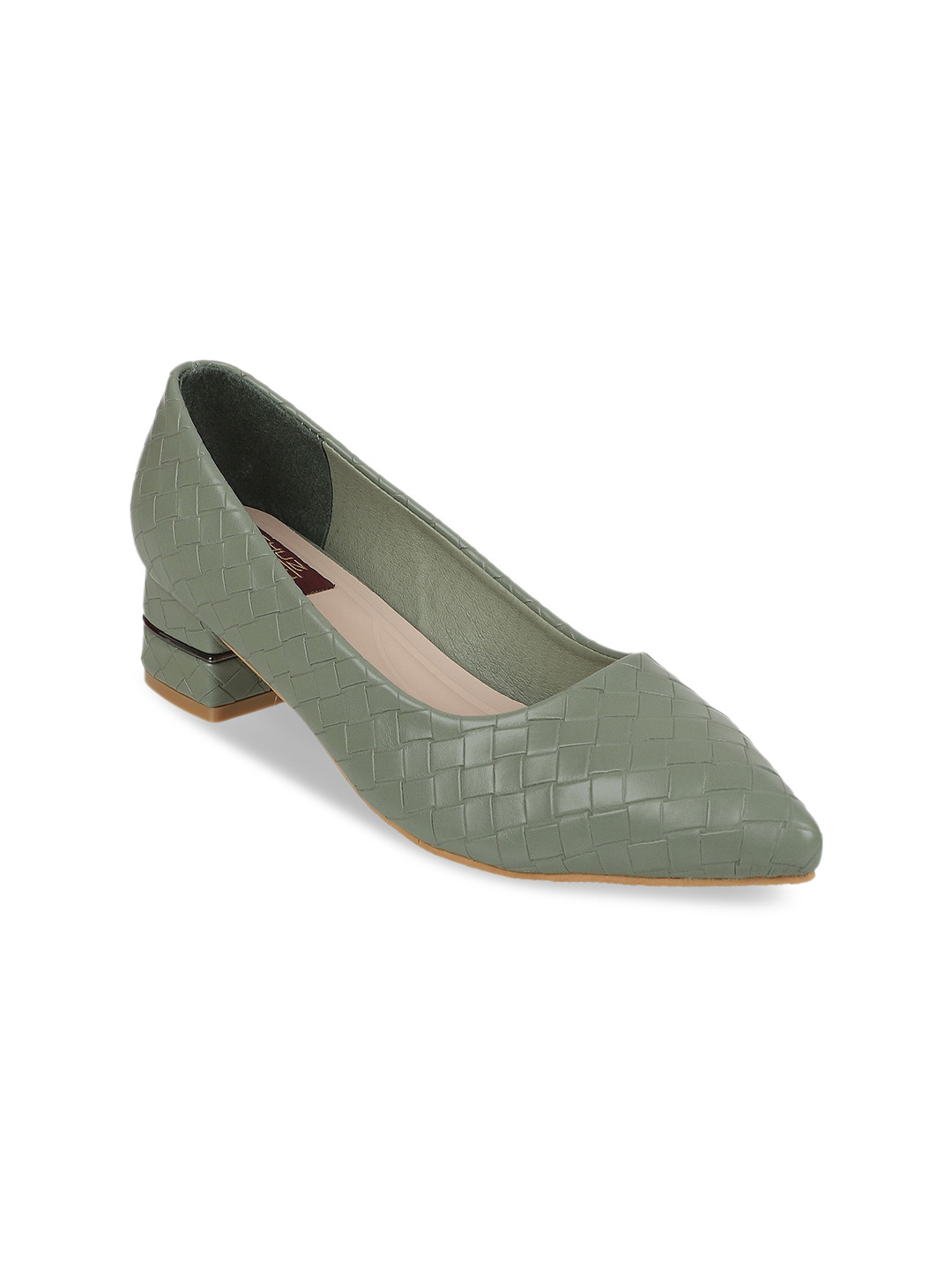 SHUZ TOUCH Textured Block Pumps