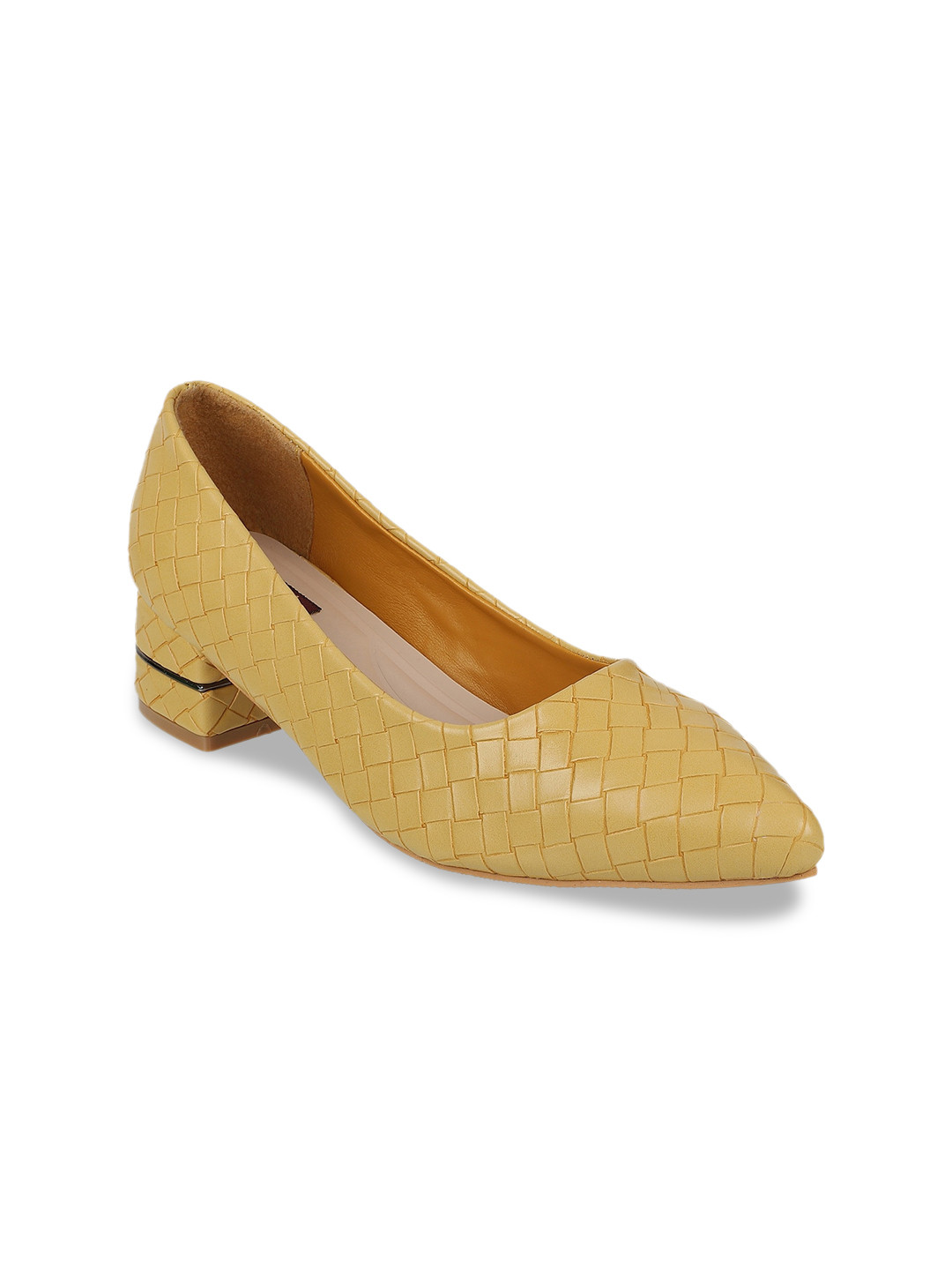 SHUZ TOUCH Textured Block Pumps