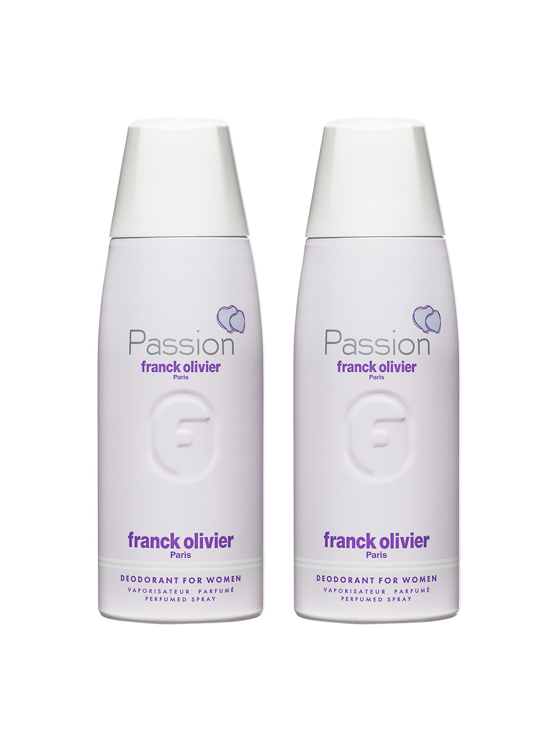 Franck Olivier Women Set of 2 Passion Odour Control Deodorant Spray - 250 ml each