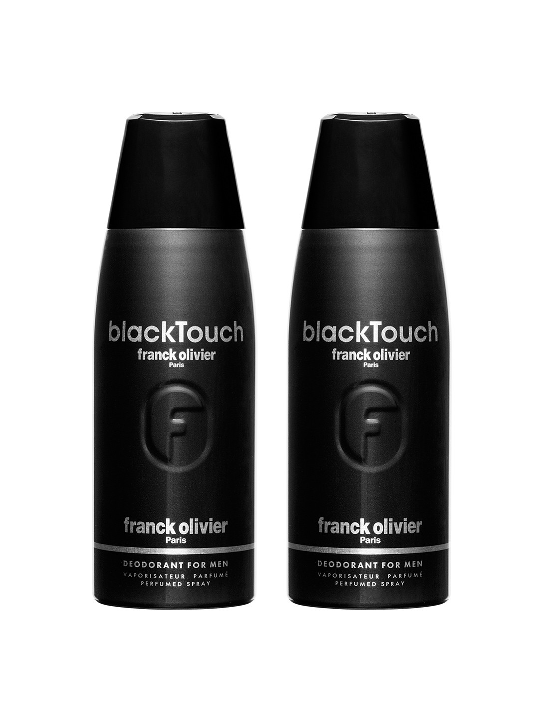 Franck Olivier Men Set of 2 blackTouch Odour Control Deodorant Spray - 250 ml each
