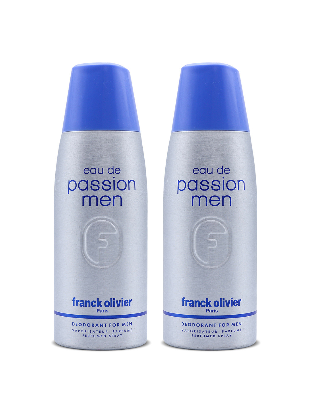 Franck Olivier Men Set Of 2 Eau De Passion Deodorant Spray - 250 ml Each