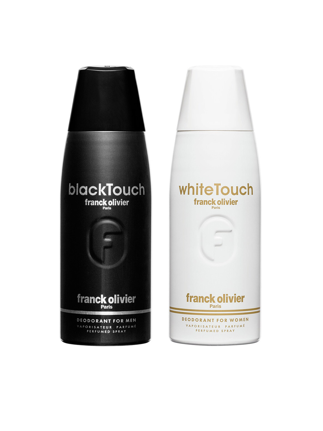Franck Olivier Set Of 2 Deodorants - BlackTouch for Men & WhiteTouch for Women 250ml Each